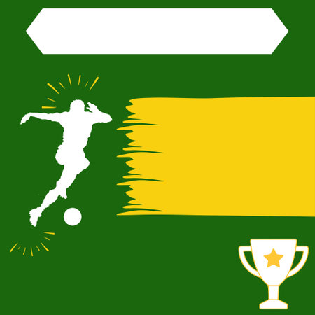 Football poster design. Soccer poster design template. Football poster template. Footballのイラスト素材
