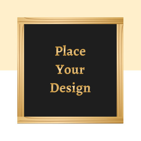 Frame mockup design. Colorful frame mockup design. Frame mockup templateのイラスト素材