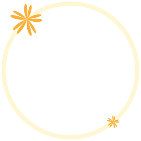 Round frame mockup. Colorful round frame mockup. Round frame. Frame mockupのイラスト素材