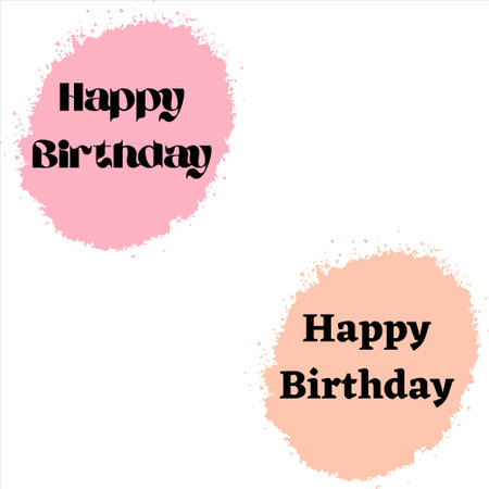 Happy Birthday. Colorful happy birthday design. Happy Birthday poster designのイラスト素材