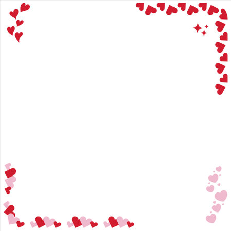 Love background. Colorful love background design. Lover design background. Colorful heart designのイラスト素材