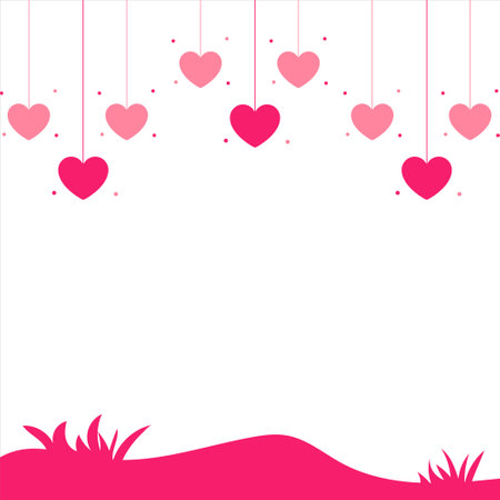 Love background. Colorful love background design. Lover design background. Colorful heart designのイラスト素材