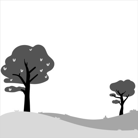 Nature background. Colorful nature background. Trees background. Nature view. View of natureのイラスト素材
