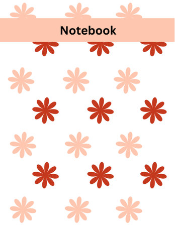 Colorful Notebook design. Notebook template design. Notebook design. Colorful Notebook templateのイラスト素材
