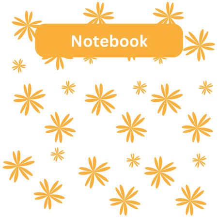 Colorful Notebook design. Notebook template design. Notebook design. Colorful Notebook templateのイラスト素材