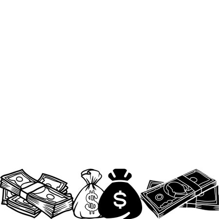 Money background. Money background design. Finance background design. Currency backgroundのイラスト素材