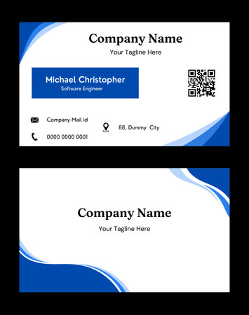 Business card design template. Visiting card design. Business card template. Business card.Visiting cardのイラスト素材