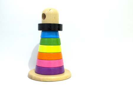 colorful pyramid game for development and funの写真素材