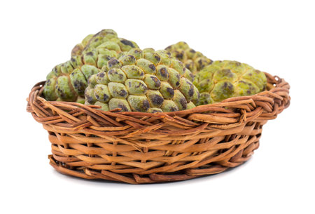Sweet And Healthy Fruit Custard Apple Also Know as Sitafal, Sweetsop, Annona Squamosa, Sugar Apple,...