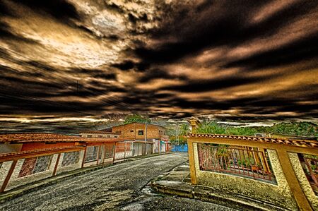 Dramatic skyの写真素材