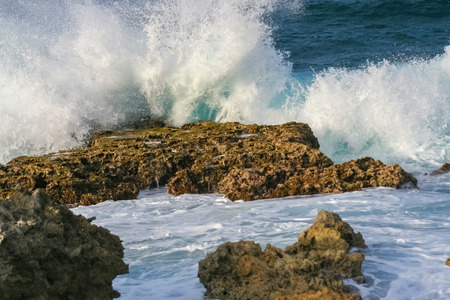 Beautiful sea and wavesの写真素材