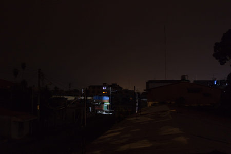 blackout in venezuela city without electricity