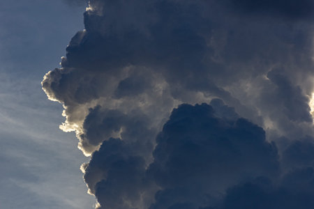 Cloudscape has been developing in gorgeous form. The clouds have been developing in gorgeous form.