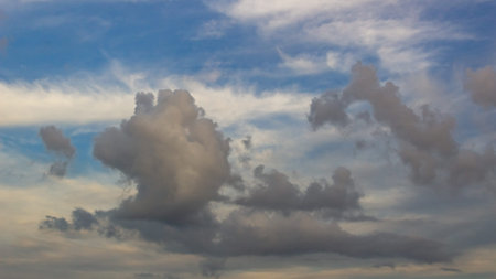 Cloudscape has been developing in gorgeous form. This image has been cleaned and retouched.