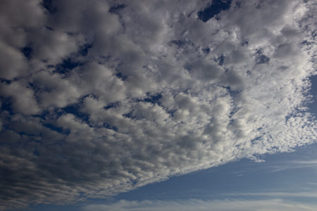 Cloudscape has been developing in gorgeous form. The picture presents a beautiful cloudscape.