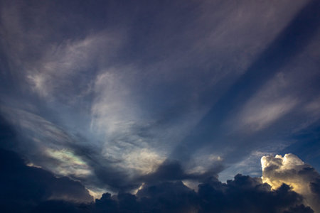Cloudscape has been developing in gorgeous form. The vast blue sky and clouds sky.
