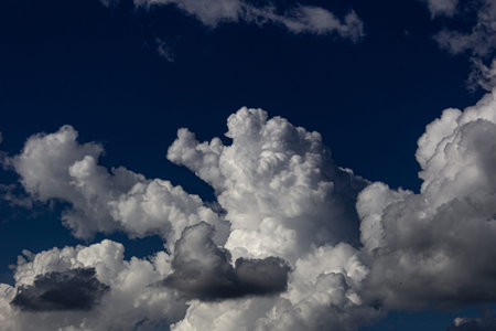 Cloudscape has been developing in gorgeous form. The vast blue sky and clouds sky background.