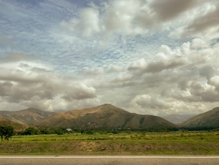 View on the road to Jalan Saujana, Jalan Saujana.の写真素材