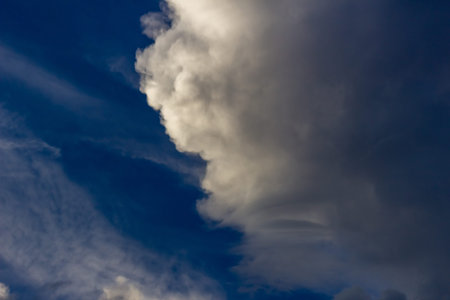 Cloudscape has been developing in gorgeous form. The clouds have been developing in gorgeous form.