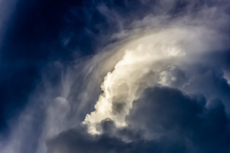 Cloudscape has been developing in gorgeous form. This image was taken at sunset.