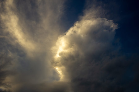 Cloudscape has been developing in gorgeous form. This image was taken at sunset.