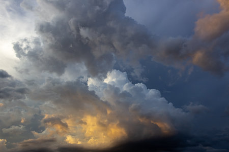 This image was taken at sunset.の写真素材