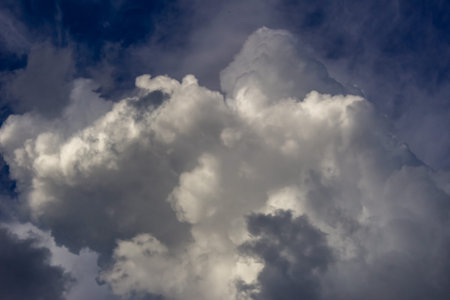 Cloudscape has been developing in gorgeous form. The clouds have been developing in gorgeous form.