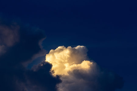 Cloudscape has been developing in gorgeous form. The vast blue sky and clouds.