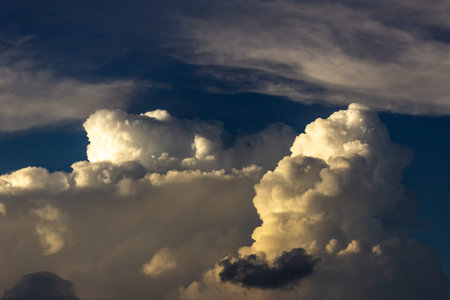 The sky is full of beautiful clouds.