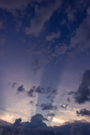 Cloudscape has been developing in gorgeous form. The clouds have been developing in gorgeous form.