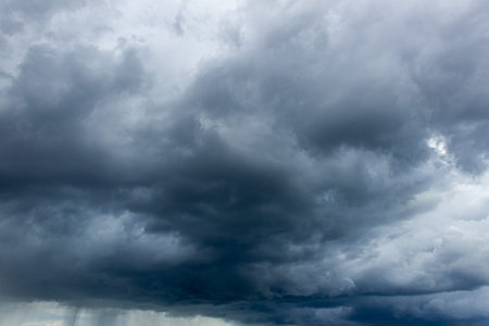 Dark storm clouds before a thunderstorm. Dark clouds before a thunderstorm.