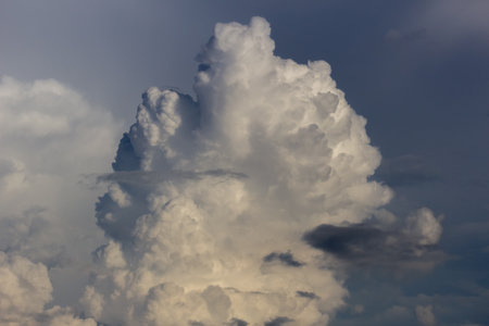 Cloudscape has been developing in gorgeous form. Backgrounds and textures.の写真素材