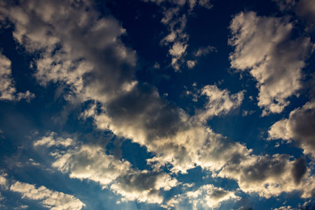 The sky is full of beautiful clouds.