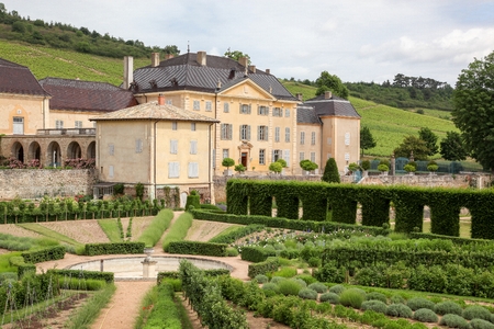 Castle of La Chaize in Beaujolais Franceのeditorial素材