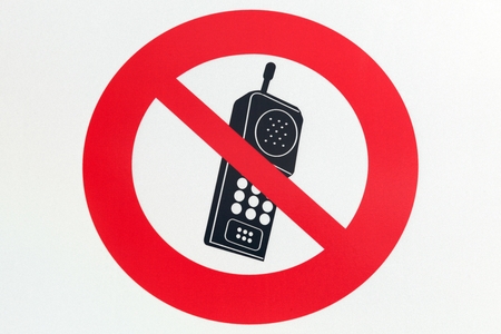 No telephone signの写真素材