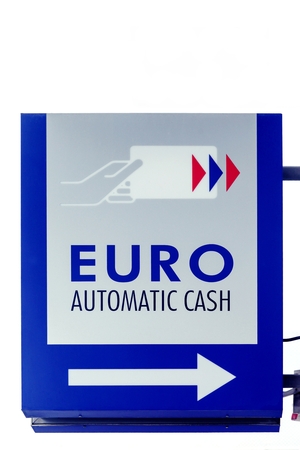 Euro automatic cashの写真素材