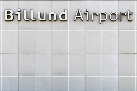 Billund, Denmark - May 14, 2016: Billund airport terminal in Denmark. Billund airport is the second largest airport in Denmarkのeditorial素材