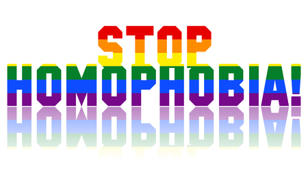 Stop Homophobiaの写真素材