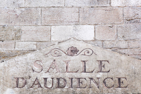 Courtroom in French, Franceの写真素材