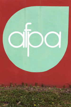 Merignac, France - June 6, 2017: AFPA logo on a wall. AFPA is the national agency for adult...
