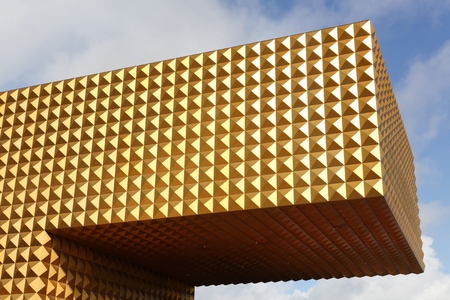 Roskilde, Denmark - September 10, 2017: Ragnarock museum. Ragnarock is a museum of pop, rock and youth culture, which opened on April 29, 2016 in Roskilde, Denmarkのeditorial素材