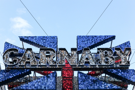 Carnaby street sign in London, United Kingdomのeditorial素材