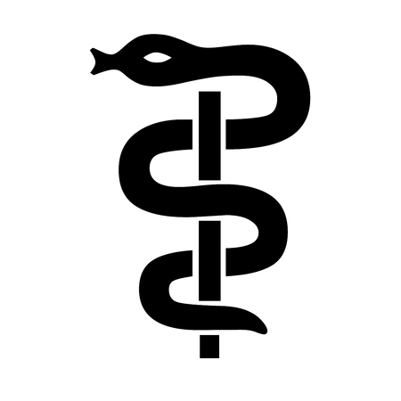 Caduceus medical symbol illustrationの写真素材