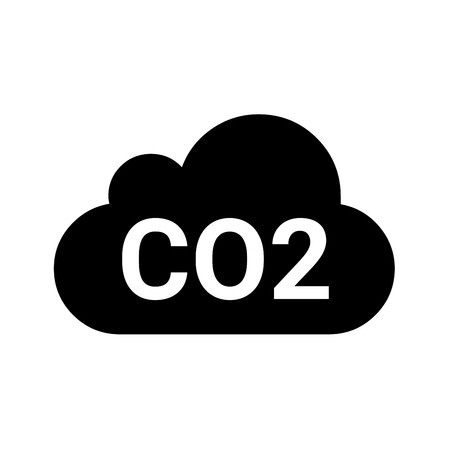 CO2 symbol iconの写真素材
