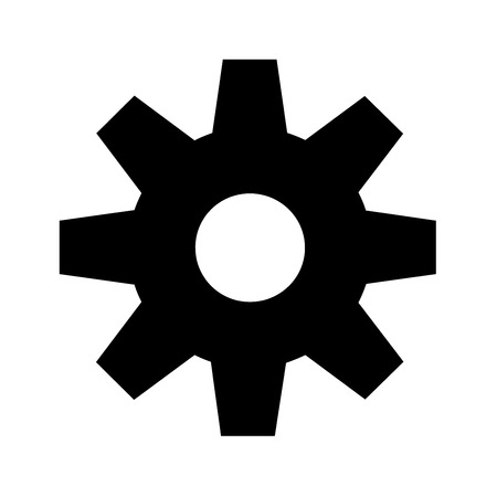 Gear symbol icon illustrationの写真素材