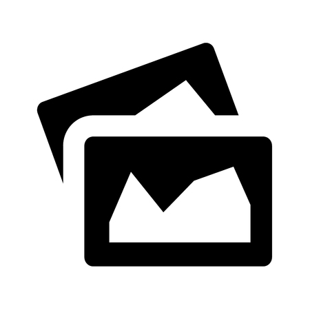 Picture symbol icon illustrationの写真素材