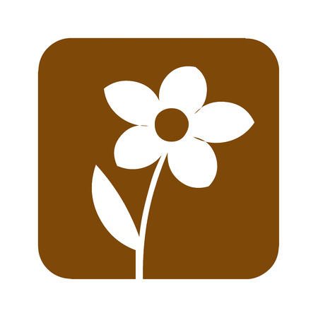 Brown formal garden signの写真素材