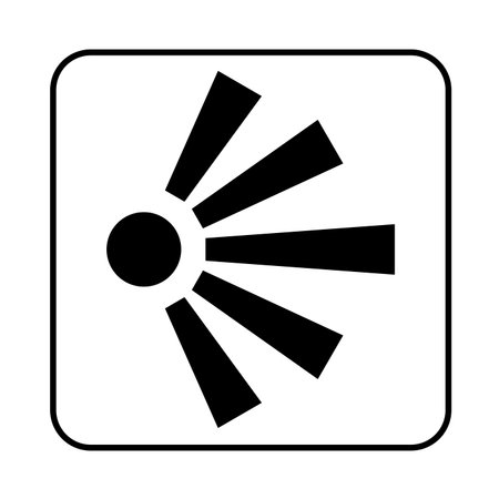 View point sign illustration