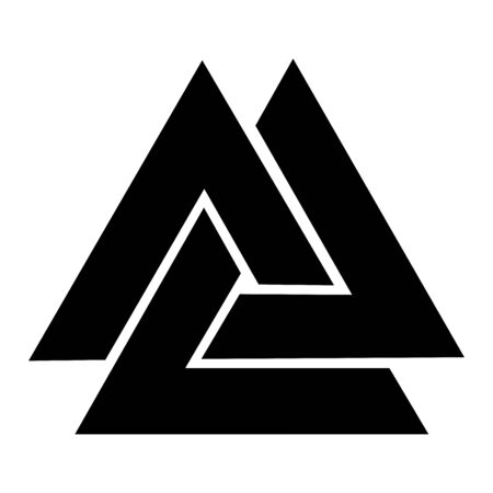 Valknut symbol iconの写真素材