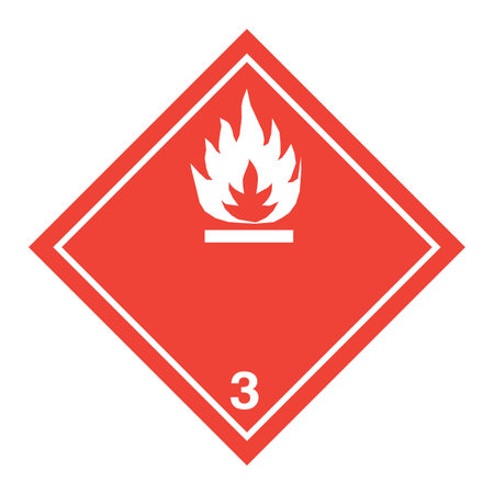 ADR pictogram for flammable liquids
